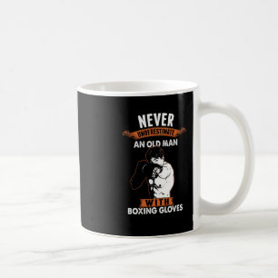 Boxing Player Fan Boxer Comt Sports Kickboxing Old Coffee Mug