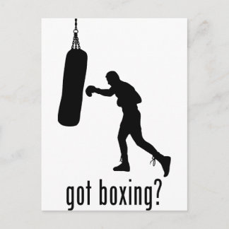 Boxing Postcard