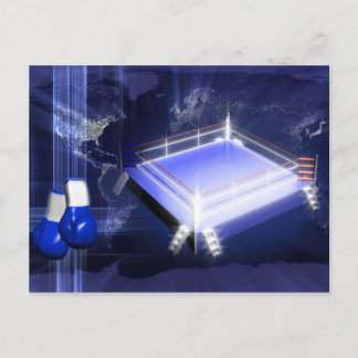 boxing postcard