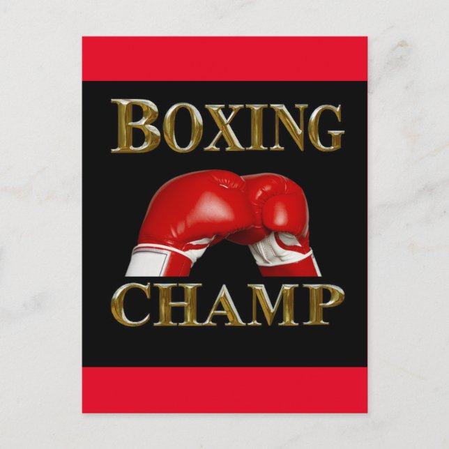 BOXING POSTCARD (Front)