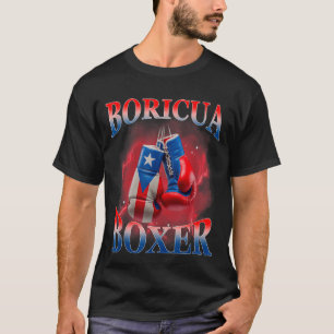 Boxing Puerto Rico Boricua Boxer Puerto Rican  T-Shirt