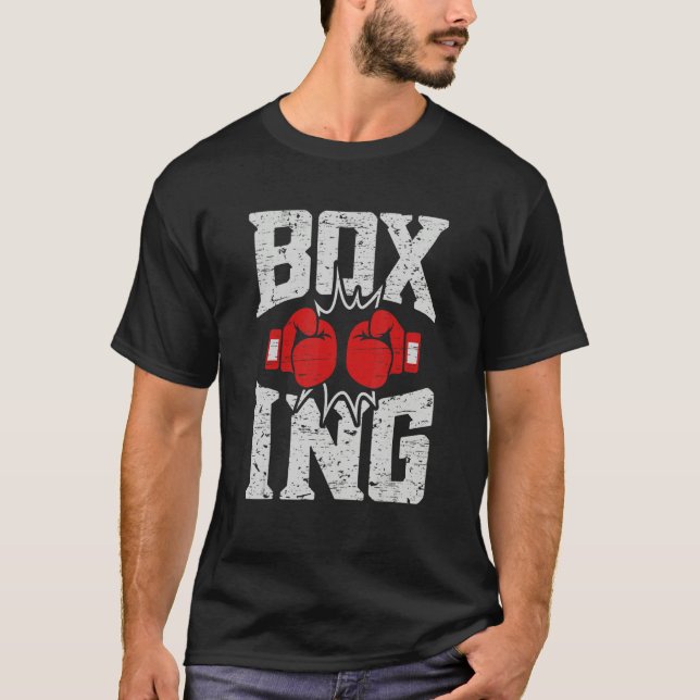 Boxing Punch Belt Boxer Trainer Coach T-Shirt (Front)