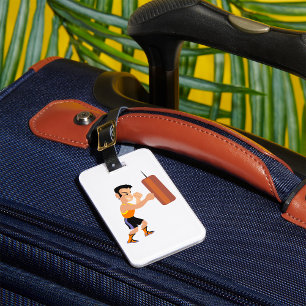Boxing Punching Bag  Luggage Tag