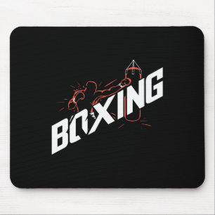 Boxing Punching Byg Boxing Kickboxing Boxing Lover Mouse Mat