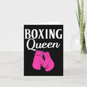 Boxing Queen Sport Fighting Boxer  Card