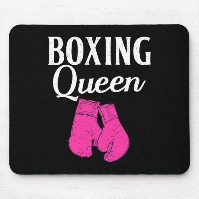 Boxing Queen Sport Fighting Boxer  Mouse Mat (Front)