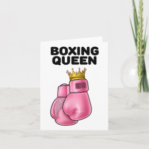 Boxing Queen Womens Boxing Girls Boxer Boxing 1 Card
