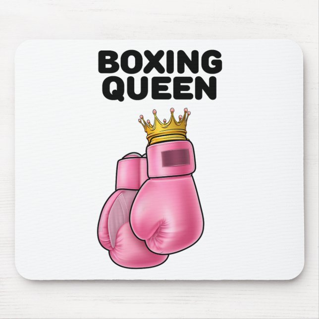 Boxing Queen Womens Boxing Girls Boxer Boxing 1  Mouse Mat (Front)