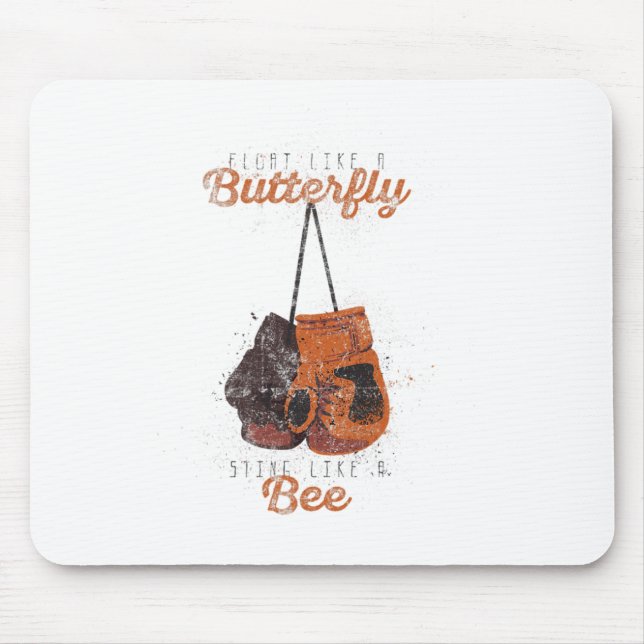 Boxing Quote  Mouse Mat (Front)