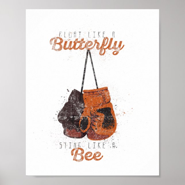 Boxing Quote  Poster (Front)