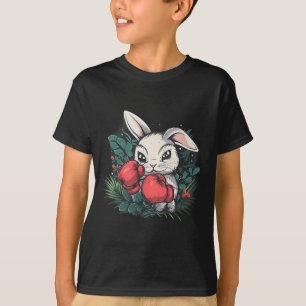 Boxing Rabbit With Boxing Gloves Kickboxing Funny T-Shirt