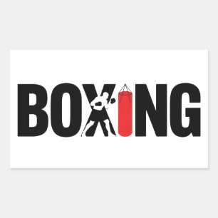 Boxing Rectangular Sticker