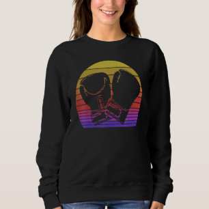 Boxing Retro All Day Bae Women Boxing Sports Love Sweatshirt