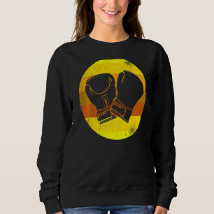 Boxing Retro All Day Bae Women Boxing Sports Love Sweatshirt