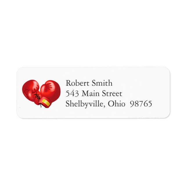Boxing Return Address Labels (Front)