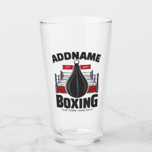 Boxing Ring ADD NAME Boxer Gym Speed Bag Glass