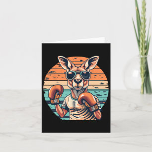 Boxing Roger Australian Kangaroo Boxing Boxer Kang Card