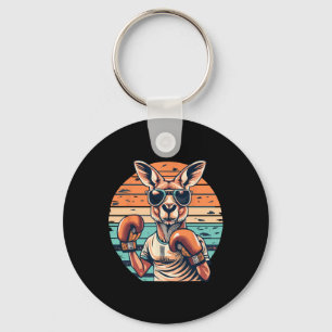 Boxing Roger Australian Kangaroo Boxing Boxer Kang Key Ring