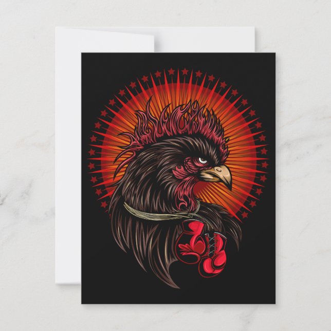 Boxing Rooster (Front)