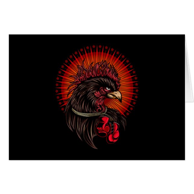 Boxing Rooster (Front Horizontal)
