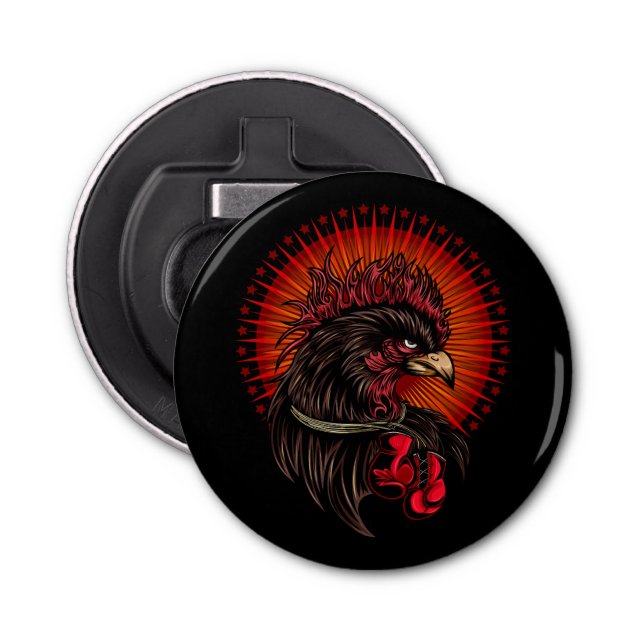 Boxing Rooster Bottle Opener (Front)