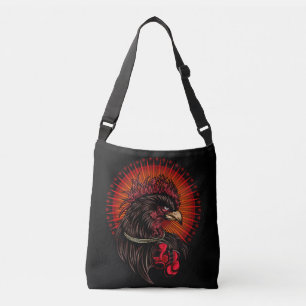 Boxing Rooster Crossbody Bag