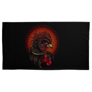 Boxing Rooster Pillowcase