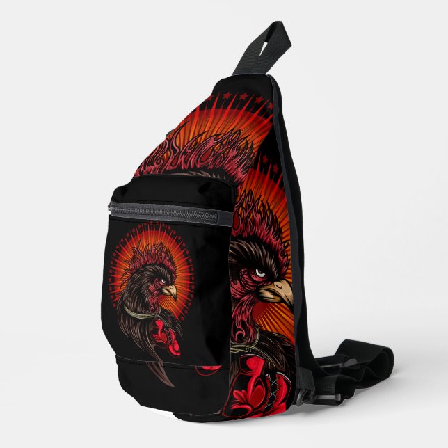 Boxing Rooster Sling Bag (Right Corner)