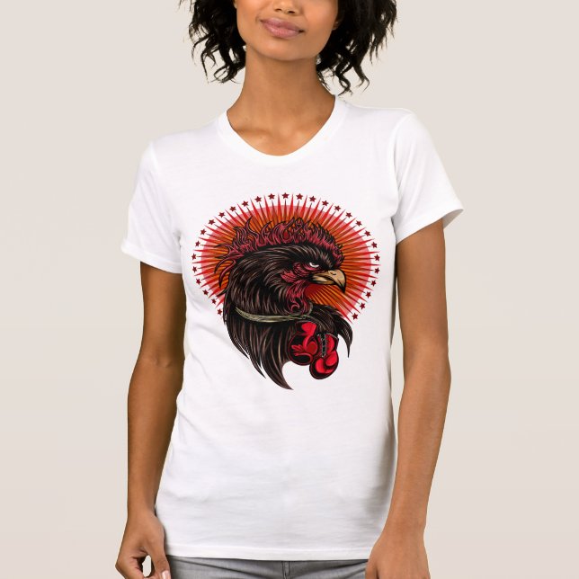 Boxing Rooster T-Shirt (Front)