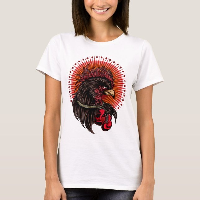 Boxing Rooster T-Shirt (Front)