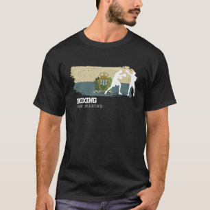 Boxing San Marino Combat Sports Fighter Boxing T-Shirt