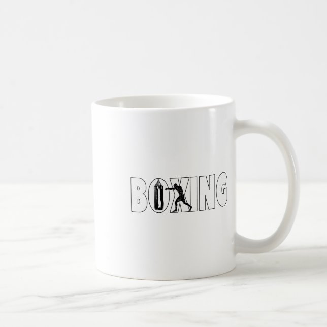 Boxing Sandg Boxer For Men Boys  Coffee Mug (Right)