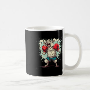 Boxing Sheep With Boxing Gloves Kickboxing Funny B Coffee Mug