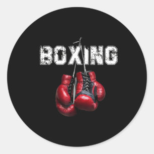 Boxing Shirt For Mens6 Classic Round Sticker