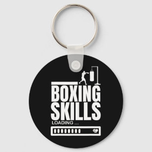Boxing Skills Loading Funny Boxer Key Ring