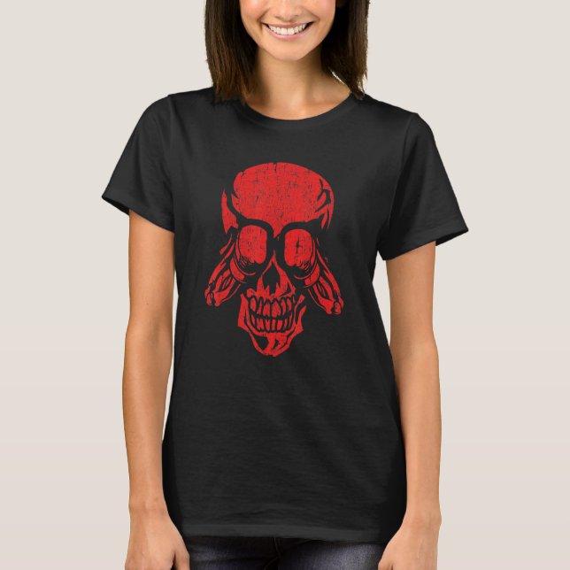 Boxing Skull Graphic Tees  Boxer Skeleton Hallowee (Front)