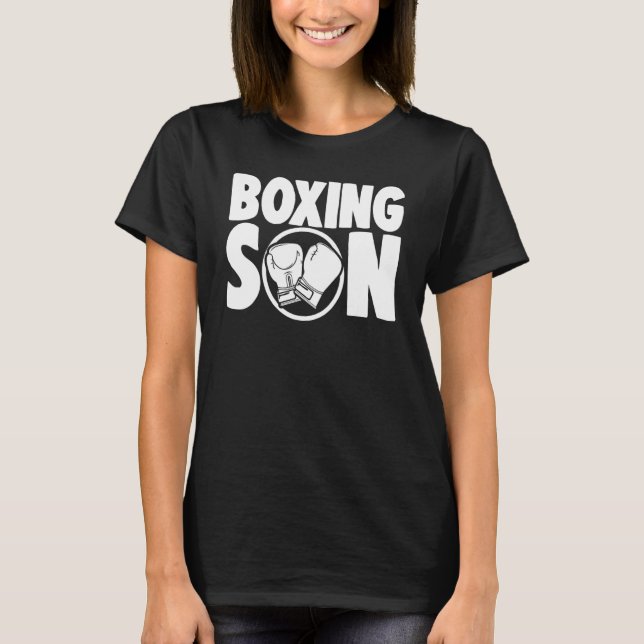 Boxing Son  Women Boxing Sports Love 1 T-Shirt (Front)