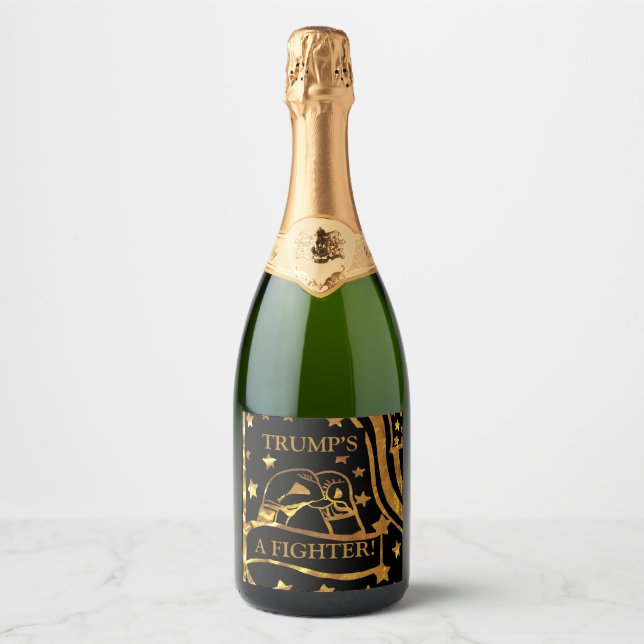 BOXING SPARKLING WINE LABEL (Front)