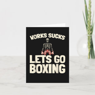 Boxing Sparring - Gloves Fighter Boxer  Card