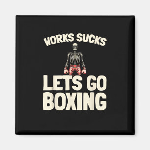 Boxing Sparring - Gloves Fighter Boxer Magnet
