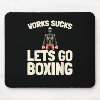 Boxing Sparring - Gloves Fighter Boxer Mouse Mat