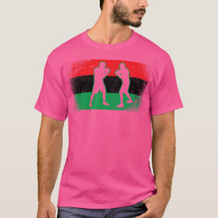 Boxing Sports Or Mma Fighter Boxer Pan Africa T-Shirt