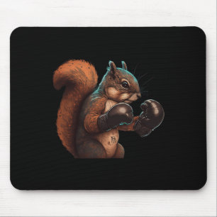 Boxing Squirrel Boxer Boxing Gloves Kickboxing Mma Mouse Mat