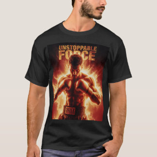 boxing t-shirt Boxing and Flames Energy