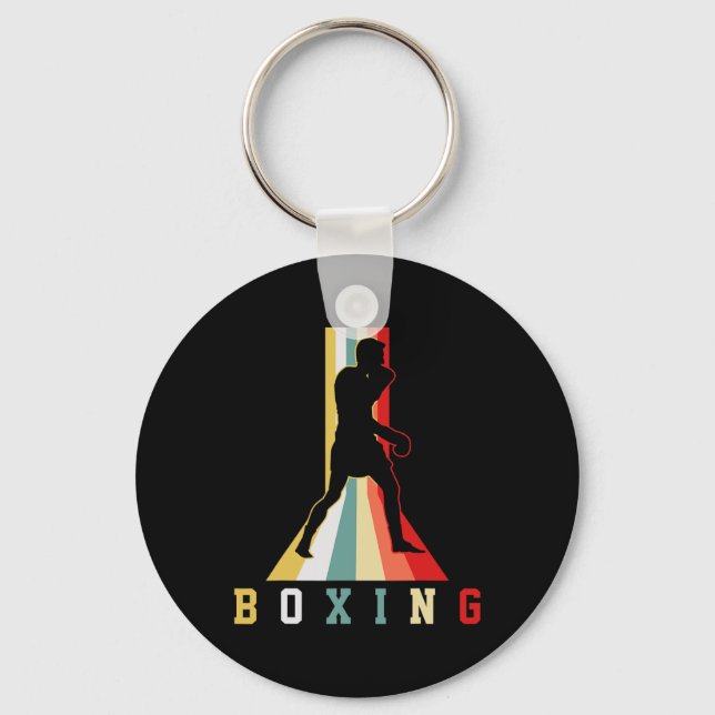 Boxing Tee  Key Ring (Front)
