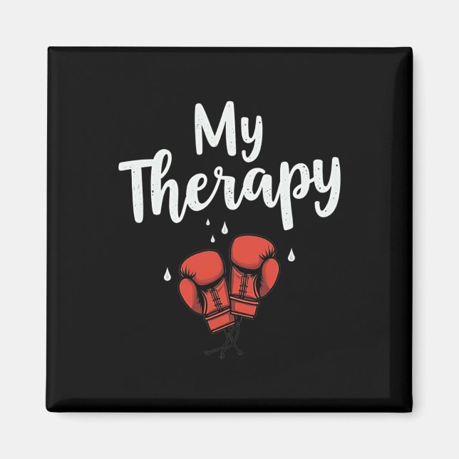 Boxing Therapy  Magnet (Front)