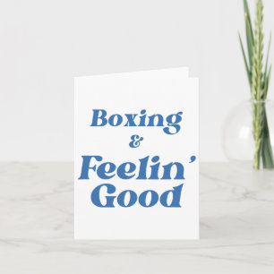 Boxing Training Motivation Fitness Victory Feeling Card