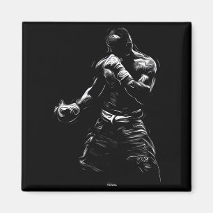 BOXING TRAINING PRACTICE SPARRING MAGNET