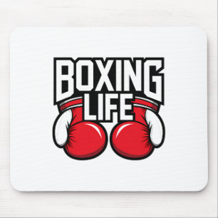 Boxing Training Resilence For Athletic Boxer Life Mouse Mat