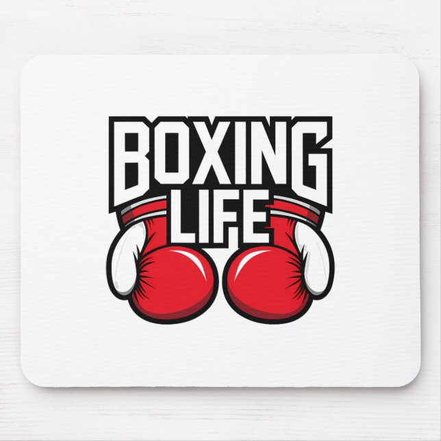 Boxing Training Resilence For Athletic Boxer Life  Mouse Mat (Front)